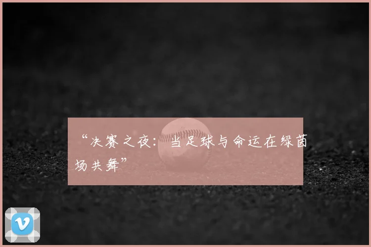 “决赛之夜：当足球与命运在绿茵场共舞”