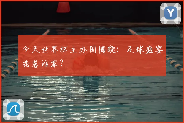 今天世界杯主办国揭晓：足球盛宴花落谁家？