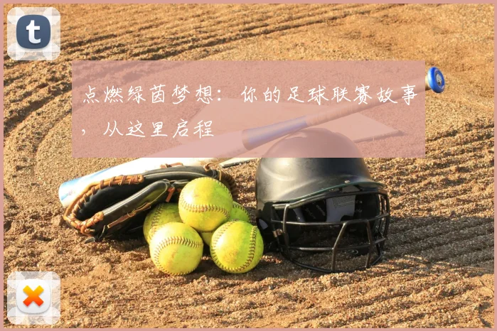 点燃绿茵梦想：你的足球联赛故事，从这里启程